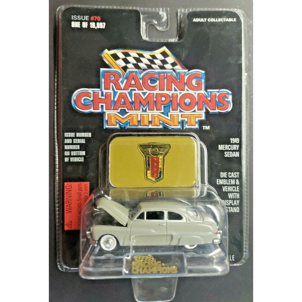 1996 Racing Champions Mint-1949 Mercury Sedan #70 Gray 1:60 HW3